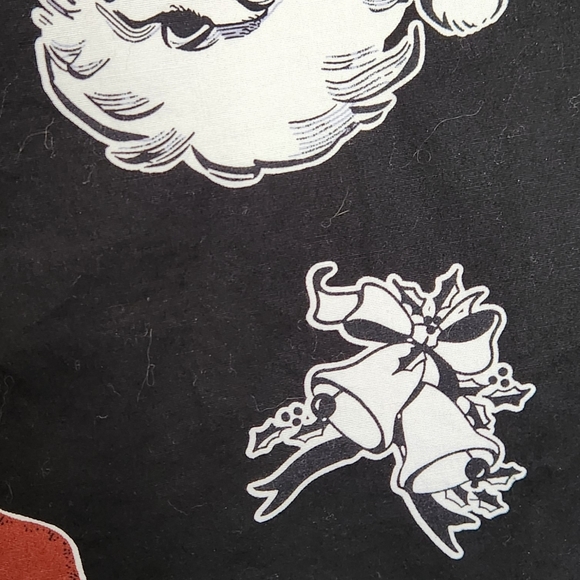 New without tag - Asos Santa short sleeve Blouse Sz S, Black/white Christmas - Picture 4 of 5